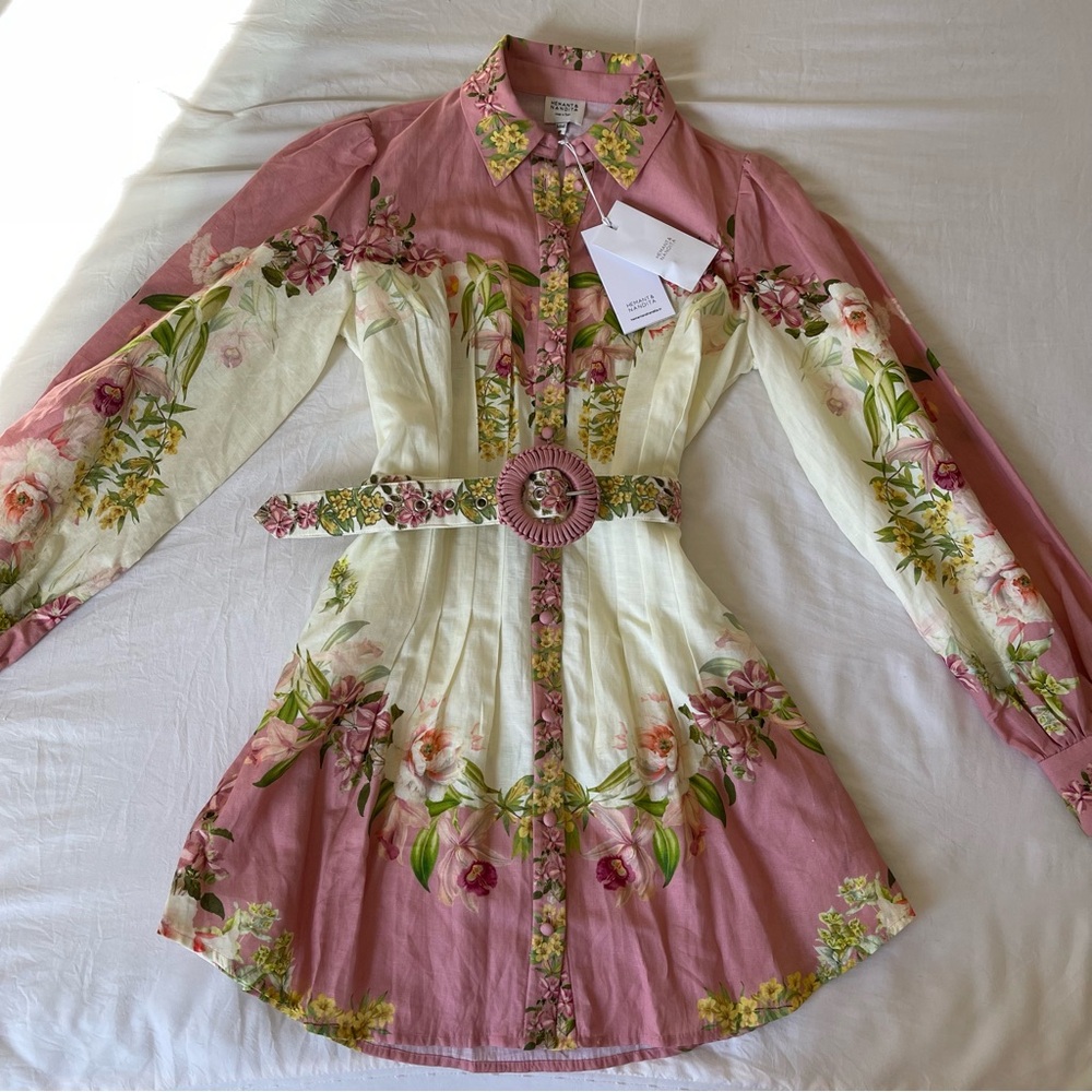 Brand New- Hemant & Nandita Aiva Mini Dress 💗✨ - Picture 4 of 14